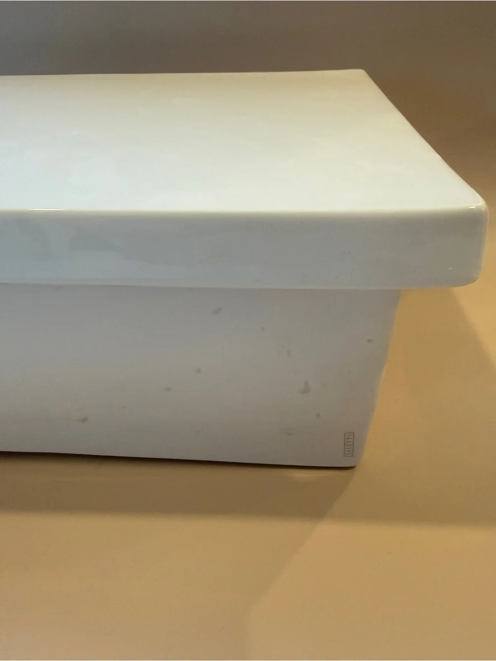 Seletti White Ceramic Storage Box with Lid